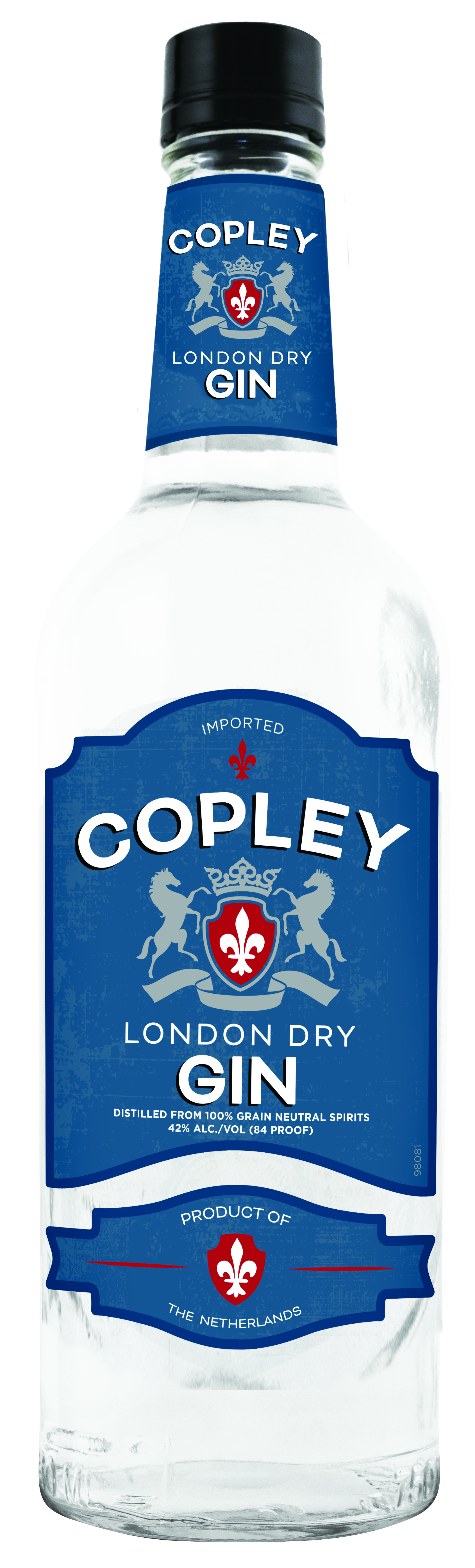 COPLEY LONDON DRY GIN BOTTLE SHOT