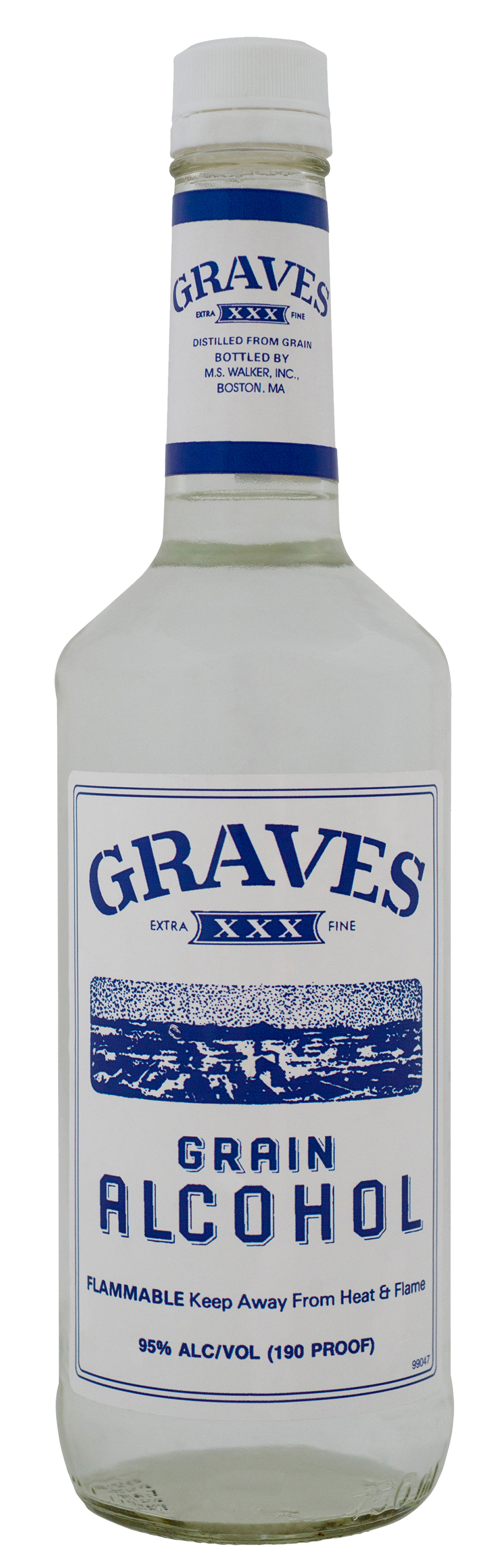 Graves Extra Fine Grain Alcohol 190 Proof 750ml Bottle
