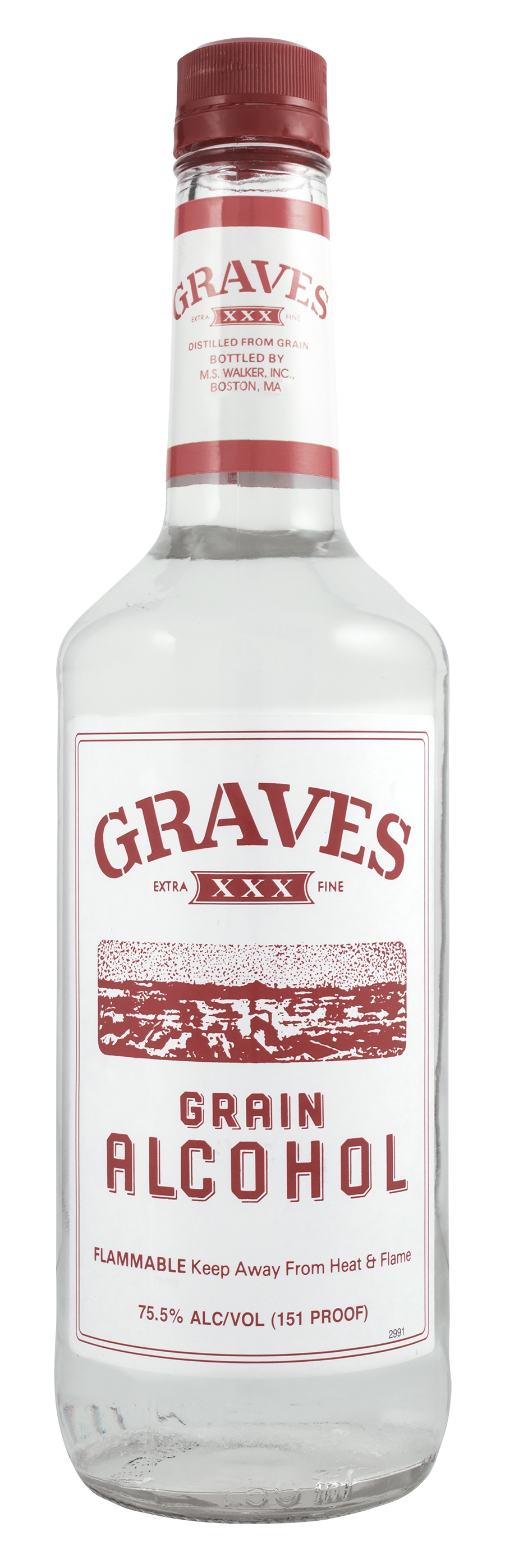 Graves Extra Fine Grain Alcohol 151 Proof 750ml Bottle